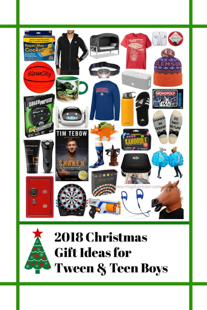 cool gifts for teenage guys 2018