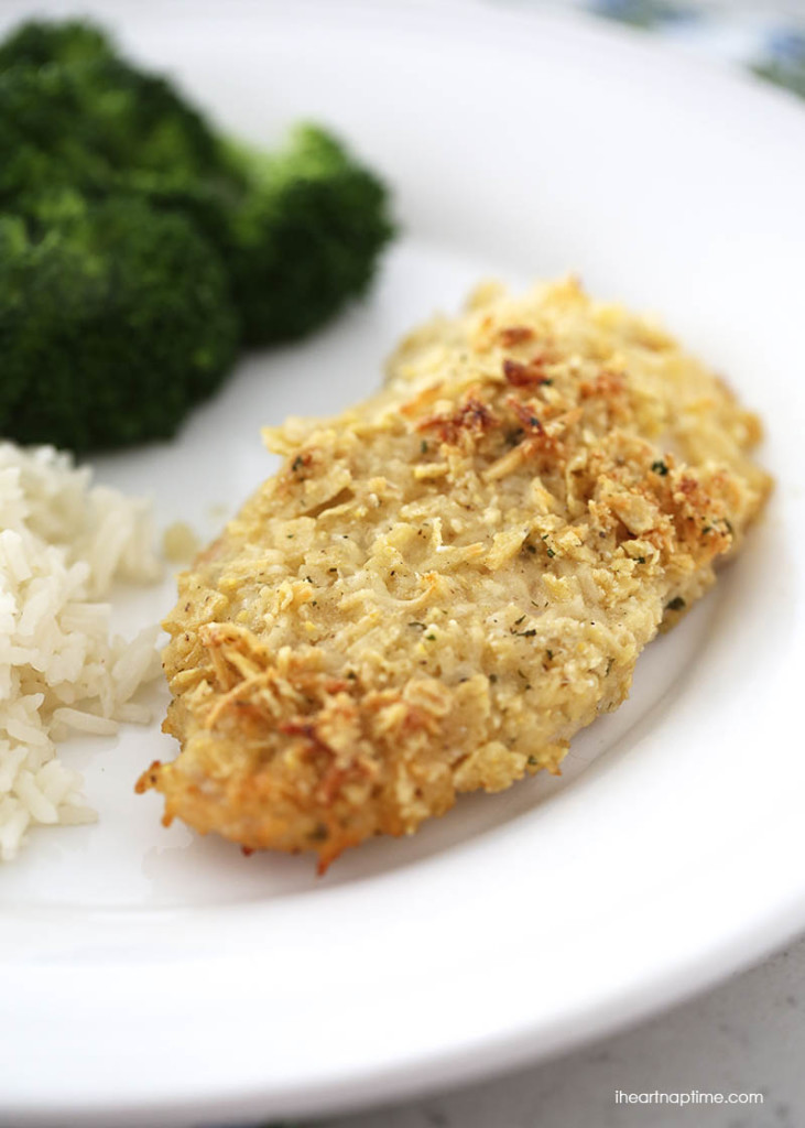 Parmesan-ranch-crusted-chicken